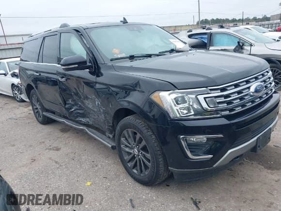 ✅ 2021 Ford Expedition Max Limited • VIN: 1FMJK2AT9MEA38771 • Lot: 41617699. Listed on IAAI with 122,409 mi. Free auction sales archive from the USA and detailed vehicle history report at DreamBid. Image 1.