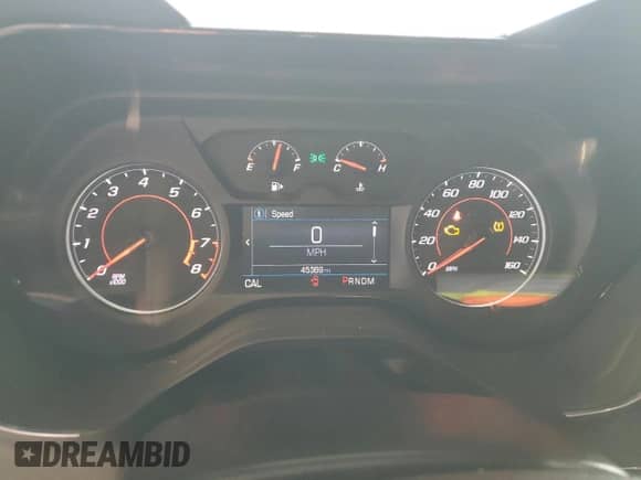 2023 Chevrolet Camaro 2LT with VIN 1G1FD1RX4P0157084, listed as a Copart auction lot 85086045 with 45,369 mi miles and Salvage title. Bid and sale history available at DreamBid. Image 9.