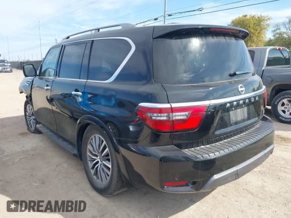 ✅ 2023 Nissan Armada SL • VIN: JN8AY2BC4P9183249 • Lot: 43831842. Listed on IAAI with 48,957 mi. Free auction sales archive from the USA and detailed vehicle history report at DreamBid. Image 3.