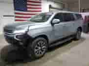 2024 Chevrolet Suburban LT z VIN 1GNSKCKD8RR407729, wystawiony jako Copart lot #70371795 z przebiegiem 9 697 mil mil oraz Szkoda całkowita • Salvage title. Historia ofert i sprzedaży dostępna na DreamBid. Obrazek 1.