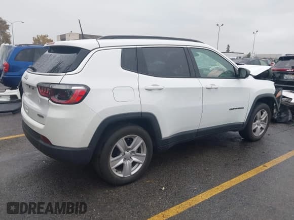 ✅ 2022 Jeep Compass Latitude • VIN: 3C4NJCBB6NT229022 • Лот: 43662734. Опубликован ранее на IAAI с пробегом 36 738 миль. Бесплатный доступ к архиву аукционных продаж из США и подробный отчёт об истории автомобиля на DreamBid. Изображение 4.
