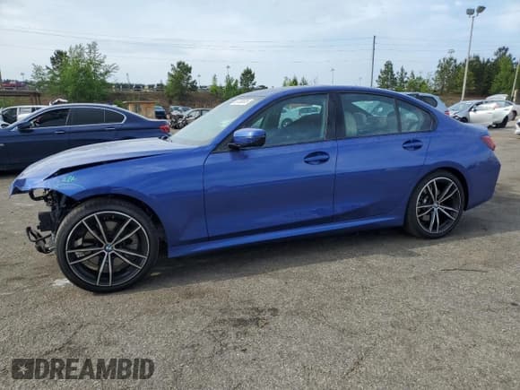 ✅ 2023 BMW 3 Series 330i xDrive • VIN: 3MW89FF07P8D31173 • Lot: 53730535. Listed on Copart with 21,217 mi. Free auction sales archive from the USA and detailed vehicle history report at DreamBid. Image 1.