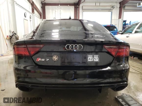 ✅ 2016 Audi RS 7 Prestige • VIN: WUAW2AFC0GN903129 • Lot: 41250974. Listed on Copart with 96,619 mi. Free auction sales archive from the USA and detailed vehicle history report at DreamBid. Image 6.
