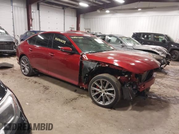 ✅ 2024 Cadillac CT5-V • VIN: 1G6DV5RW8R0101228 • Лот: 41309095. Опубликован ранее на IAAI с пробегом 10 323 миль. Бесплатный доступ к архиву аукционных продаж из США и подробный отчёт об истории автомобиля на DreamBid. Изображение 1.