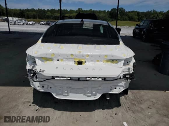 2024 Hyundai Elantra SEL с VIN KMHLM4DG6RU836168, выставлен на аукционе Copart как лот 70153455 с пробегом 10 358 миль миль и Списание • Salvage title. История ставок и продаж доступна на DreamBid. Изображение 6.