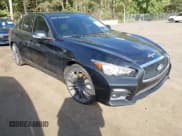 ✅ 2016 Infiniti Q50 Red Sport 400 • VIN: JN1FV7AR8GM450650 • Lot: 43308608. Listed on IAAI with 119,900 mi. Free auction sales archive from the USA and detailed vehicle history report at DreamBid. Image 1.