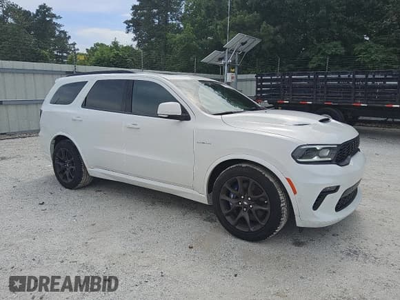 ✅ 2022 Dodge Durango R/T • VIN: 1C4SDJCT9NC230229 • Lot: 56567995. Listed on Copart with 12,626 mi. Free auction sales archive from the USA and detailed vehicle history report at DreamBid. Image 4.