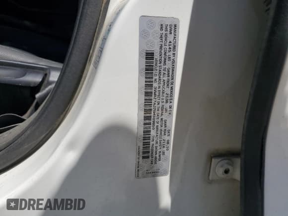 ✅ 2011 Volkswagen Jetta SE • VIN: 3VWBZ7AJ7BM309850 • Лот: 63804075. Опубликован ранее на Copart с пробегом 137 456 миль. Бесплатный доступ к архиву аукционных продаж из США и подробный отчёт об истории автомобиля на DreamBid. Изображение 12.