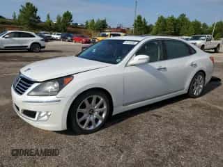 2011 Hyundai Equus Ultimate с VIN KMHGH4JF3BU034846, выставлен на аукционе Copart как лот 65610245 с пробегом 134 268 миль миль и Списание • Salvage title. История ставок и продаж доступна на DreamBid. Изображение 1.