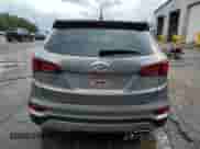 2018 Hyundai Santa Fe 2.4L with VIN 5XYZT3LB2JG559137, listed as a Copart auction lot 83994075 with 121,622 mi miles and Salvage title. Bid and sale history available at DreamBid. Image 6.