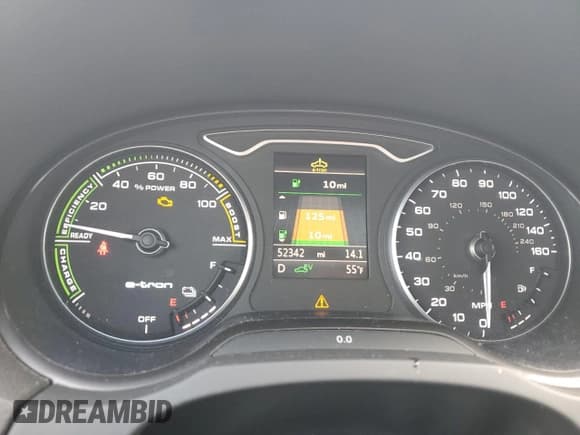 ✅ 2017 Audi A3 e-tron Sportback Premium • VIN: WAUUPBFF1HA036741 • Lot: 87309805. Listed on Copart with 52,342 mi. Free auction sales archive from the USA and detailed vehicle history report at DreamBid. Image 9.