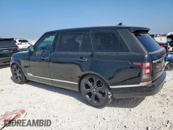 ✅ 2015 Land Rover Range Rover Autobiography • VIN: SALGV3TF2FA226375 • Lot: 66841885. Listed on Copart with 116,909 mi. Free auction sales archive from the USA and detailed vehicle history report at DreamBid. Image 2.