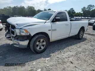 2017 Ram 1500 SLT with VIN 3C6JR7ET1HG654767, listed as a Copart auction lot 66225975 with 84,445 mi miles and Salvage title. Bid and sale history available at DreamBid. Image 1.