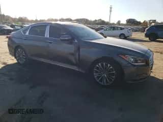 2016 Hyundai Genesis 3.8L with VIN KMHGN4JE1GU125413, listed as a Copart auction lot 77547004 with 107,578 mi miles and Salvage title. Bid and sale history available at DreamBid. Image 4.