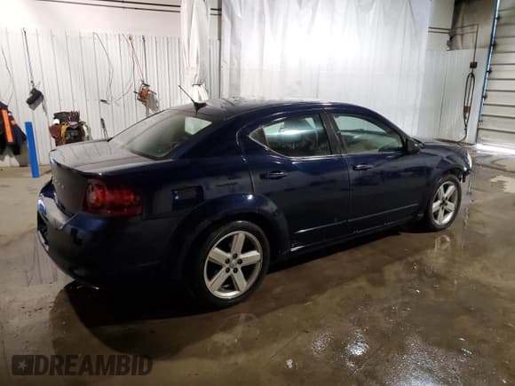 ✅ 2013 Dodge Avenger SE • VIN: 1C3CDZAB7DN718809 • Lot: 82471174. Listed on Copart with 146,416 mi. Free auction sales archive from the USA and detailed vehicle history report at DreamBid. Image 3.