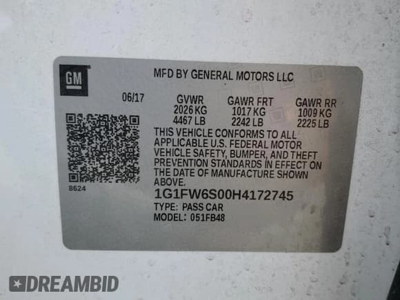 ✅ 2017 Chevrolet Bolt EV LT • VIN: 1G1FW6S00H4172745 • Лот: 68779035. Опубликован ранее на Copart с пробегом 54 896 миль. Бесплатный доступ к архиву аукционных продаж из США и подробный отчёт об истории автомобиля на DreamBid. Изображение 13.