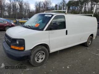 ✅ 2015 Chevrolet Express Cargo • VIN: 1GCWGGCF2F1139631 • Lot: 87158374. Listed on Copart with 202,457 mi. Free auction sales archive from the USA and detailed vehicle history report at DreamBid. Image 1.