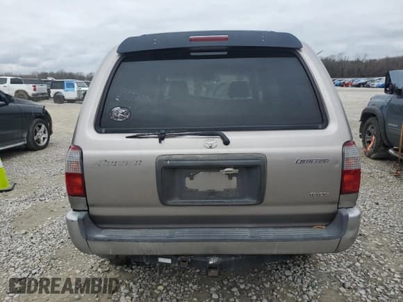 ✅ 2001 Toyota 4Runner Limited • VIN: JT3GN87R310197447 • Lot: 42804945. Listed on Copart with 225,894 mi. Free auction sales archive from the USA and detailed vehicle history report at DreamBid. Image 6.