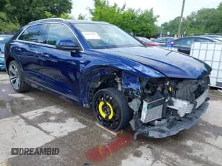 ✅ 2020 Audi Q8 Premium Plus • VIN: WA1EVBF17LD019171 • Lot: 42415043. Listed on IAAI with 42,686 mi. Free auction sales archive from the USA and detailed vehicle history report at DreamBid. Image 1.