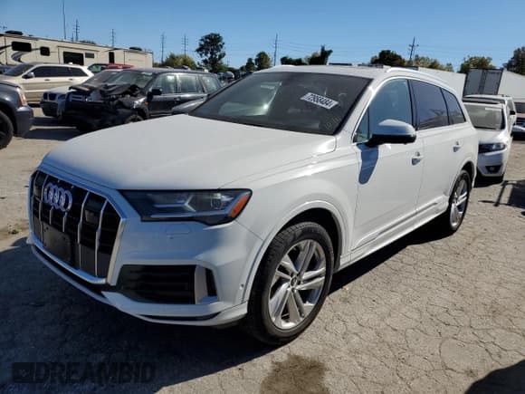 ✅ 2023 Audi Q7 Premium • VIN: WA1ACBF79PD013287 • Lot: 72958484. Listed on Copart with 25,873 mi. Free auction sales archive from the USA and detailed vehicle history report at DreamBid. Image 1.