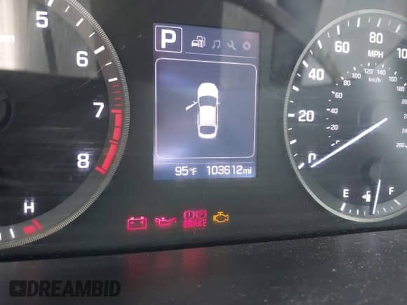 2016 Hyundai Sonata 2.4L z VIN 5NPE24AF0GH395112, wystawiony jako IAAI lot #42568193 z przebiegiem 103 612 mil mil oraz . Historia ofert i sprzedaży dostępna na DreamBid. Obrazek 15.