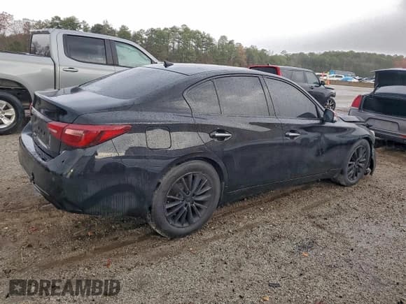 ✅ 2021 Infiniti Q50 Luxe • VIN: JN1EV7BP3MM704253 • Lot: 93047825. Wystawiony na Copart z przebiegiem 96 177 mil. Bezpłatny archiwum sprzedaży aukcyjnych z USA i szczegółowy raport historii pojazdu na DreamBid. Zdjęcie 3.