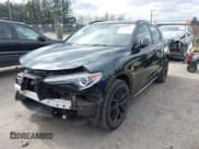 ✅ 2020 Alfa Romeo Stelvio Ti • VIN: ZASPAKBNXL7C75314 • Lot: 41742922. Listed on IAAI with 34,620 mi. Free auction sales archive from the USA and detailed vehicle history report at DreamBid. Image 2.