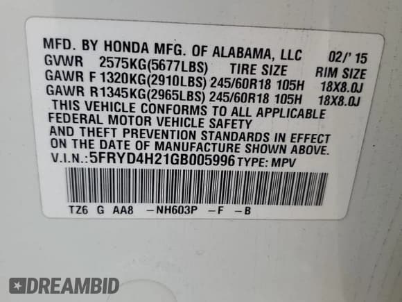 ✅ 2016 Acura MDX • VIN: 5FRYD4H21GB005996 • Lot: 82420145. Wystawiony na Copart z przebiegiem 144 426 mil. Bezpłatny archiwum sprzedaży aukcyjnych z USA i szczegółowy raport historii pojazdu na DreamBid. Zdjęcie 13.