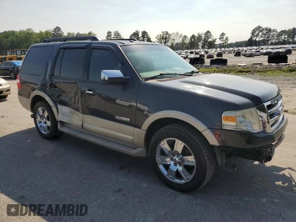 ✅ 2007 Ford Expedition Eddie Bauer • VIN: 1FMFU17527LA45953 • Lot: 59502485. Listed on Copart with 186,814 mi. Free auction sales archive from the USA and detailed vehicle history report at DreamBid. Image 4.