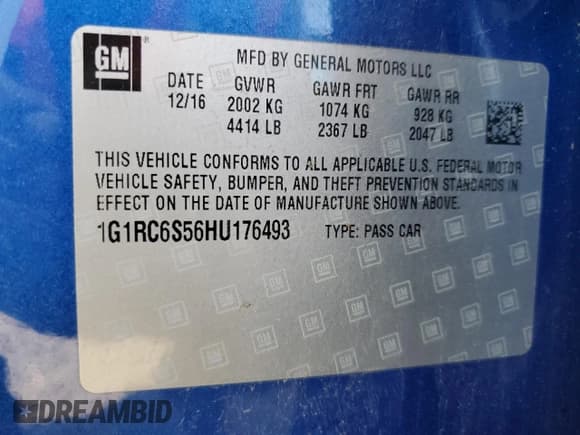 ✅ 2017 Chevrolet Volt LT • VIN: 1G1RC6S56HU176493 • Lot: 71438403. Wystawiony na Copart z przebiegiem 53 716 mil. Bezpłatny archiwum sprzedaży aukcyjnych z USA i szczegółowy raport historii pojazdu na DreamBid. Zdjęcie 13.