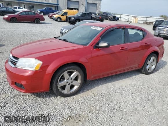 ✅ 2014 Dodge Avenger SE • VIN: 1C3CDZAG3EN129141 • Lot: 53859135. Wystawiony na Copart z przebiegiem 82 565 mil. Bezpłatny archiwum sprzedaży aukcyjnych z USA i szczegółowy raport historii pojazdu na DreamBid. Zdjęcie 1.