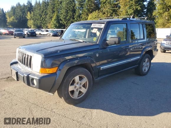 ✅ 2007 Jeep Commander Limited • VIN: 1J8HG58P47C533158 • Лот: 86812495. Опубликован ранее на Copart с пробегом 177 334 миль. Бесплатный доступ к архиву аукционных продаж из США и подробный отчёт об истории автомобиля на DreamBid. Изображение 1.
