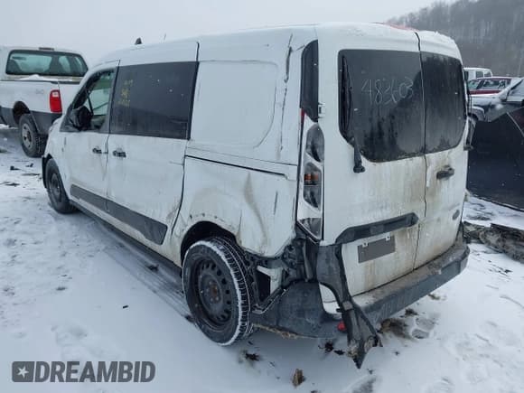 ✅ 2021 Ford Transit Connect XL • VIN: NM0LS7E2XM1483603 • Lot: 41613910. Listed on IAAI with 9,810 mi. Free auction sales archive from the USA and detailed vehicle history report at DreamBid. Image 3.