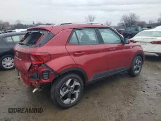 ✅ 2024 Hyundai Venue SEL • VIN: KMHRC8A35RU302813 • Lot: 84378764. Listed on Copart with 23,349 mi. Free auction sales archive from the USA and detailed vehicle history report at DreamBid. Image 3.