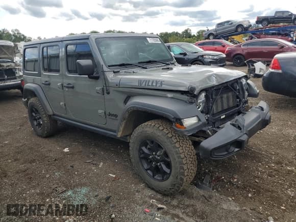 ✅ 2021 Jeep Wrangler Unlimited Sport S • VIN: 1C4HJXDG9MW646270 • Lot: 71705995. Listed on Copart with 85,287 mi. Free auction sales archive from the USA and detailed vehicle history report at DreamBid. Image 4.