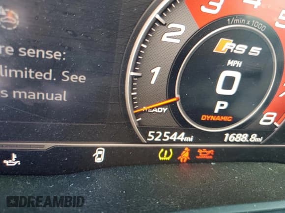 ✅ 2019 Audi RS 5 Sportback • VIN: WUABWCF55KA906835 • Lot: 67129455. Listed on Copart with 52,544 mi. Free auction sales archive from the USA and detailed vehicle history report at DreamBid. Image 9.