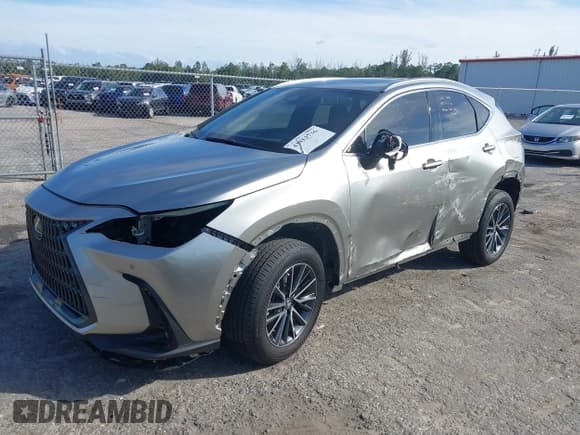 ✅ 2024 Lexus NX 350h Premium • VIN: JTJGKCEZ1R5022734 • Lot: 43813736. Listed on IAAI with 3,769 mi. Free auction sales archive from the USA and detailed vehicle history report at DreamBid. Image 2.