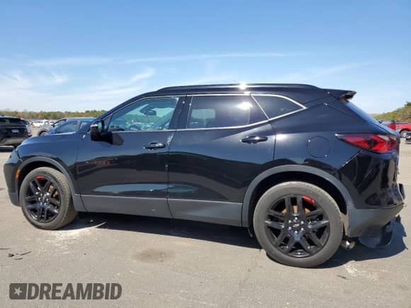 2021 Chevrolet Blazer LT z VIN 3GNKBHRS1MS542803, wystawiony jako Copart lot #46028514 z przebiegiem 69 657 mil mil oraz . Historia ofert i sprzedaży dostępna na DreamBid. Obrazek 2.