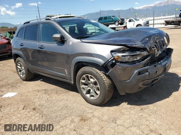 ✅ 2020 Jeep Cherokee Trailhawk Elite • VIN: 1C4PJMBX9LD519185 • Lot: 62487095. Listed on Copart with 65,220 mi. Free auction sales archive from the USA and detailed vehicle history report at DreamBid. Image 4.
