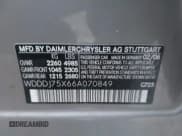✅ 2006 Mercedes-Benz CLS 500 • VIN: WDDDJ75X66A070849 • Lot: 43753460. Listed on IAAI with 132,077 mi. Free auction sales archive from the USA and detailed vehicle history report at DreamBid. Image 9.