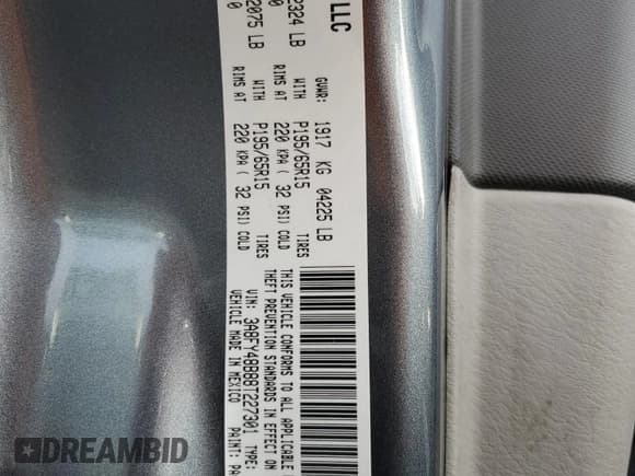 ✅ 2008 Chrysler PT Cruiser • VIN: 3A8FY48B88T227301 • Lot: 91380395. Listed on Copart with Not provided. Free auction sales archive from the USA and detailed vehicle history report at DreamBid. Image 12.