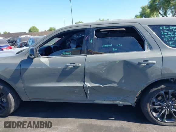 2021 Dodge Durango GT with VIN 1C4RDHDG1MC689049, listed as a IAAI auction lot 42655128 with 112,896 mi miles and . Bid and sale history available at DreamBid. Image 15.