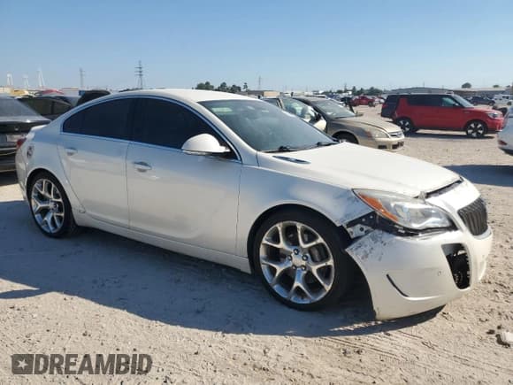 ✅ 2015 Buick Regal GS • VIN: 2G4GT5GX9F9298256 • Lot: 86841505. Listed on Copart with 158,860 mi. Free auction sales archive from the USA and detailed vehicle history report at DreamBid. Image 4.