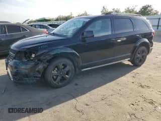 2018 Dodge Journey Crossroad with VIN 3C4PDCGG4JT475761, listed as a Copart auction lot 80506595 with 136,232 mi miles and Salvage title. Bid and sale history available at DreamBid. Image 1.