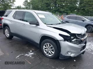 ✅ 2021 Chevrolet Traverse LS • VIN: 1GNEVFKWXMJ119788 • Lot: 42706517. Wystawiony na IAAI z przebiegiem 58 471 mil. Bezpłatny archiwum sprzedaży aukcyjnych z USA i szczegółowy raport historii pojazdu na DreamBid. Zdjęcie 1.