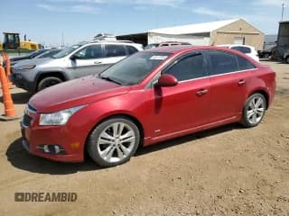 ✅ 2012 Chevrolet Cruze LTZ • VIN: 1G1PH5SC1C7177723 • Lot: 69117255. Listed on Copart with 155,528 mi. Free auction sales archive from the USA and detailed vehicle history report at DreamBid. Image 1.