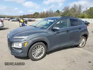 2018 Hyundai Kona SEL with VIN KM8K6CAA8JU111286, listed as a Copart auction lot 81589955 with 39,828 mi miles and Salvage title. Bid and sale history available at DreamBid. Image 1.