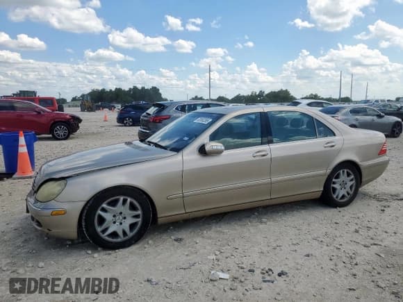 ✅ 2003 Mercedes-Benz S 430 • VIN: WDBNG70J43A330417 • Lot: 62063285. Wystawiony na Copart z przebiegiem 139 760 mil. Bezpłatny archiwum sprzedaży aukcyjnych z USA i szczegółowy raport historii pojazdu na DreamBid. Zdjęcie 1.