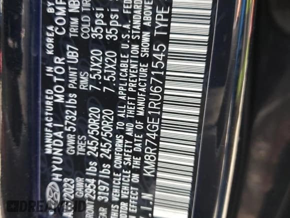 ✅ 2024 Hyundai Palisade Calligraphy • VIN: KM8R74GE1RU671545 • Лот: 71934984. Опубликован ранее на Copart с пробегом 25 698 миль. Бесплатный доступ к архиву аукционных продаж из США и подробный отчёт об истории автомобиля на DreamBid. Изображение 13.