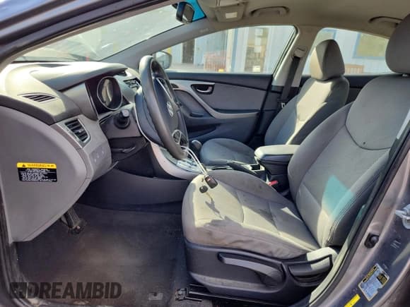 ✅ 2012 Hyundai Elantra Limited • VIN: 5NPDH4AE4CH114201 • Lot: 83990695. Listed on Copart with Not provided. Free auction sales archive from the USA and detailed vehicle history report at DreamBid. Image 7.